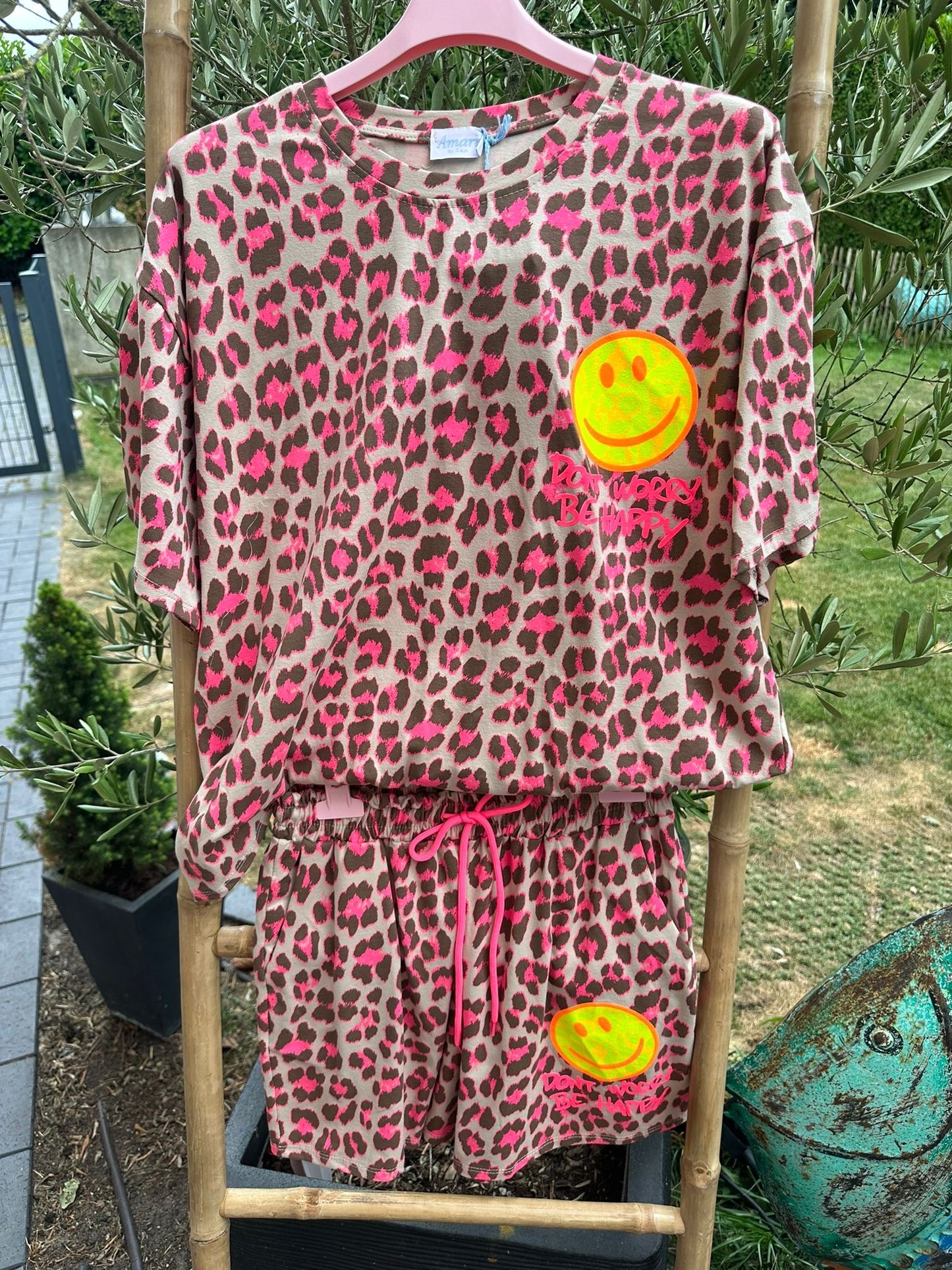 Leo Smiley 2 Teiler in verschiedenen Farben  don‘t worry be happy