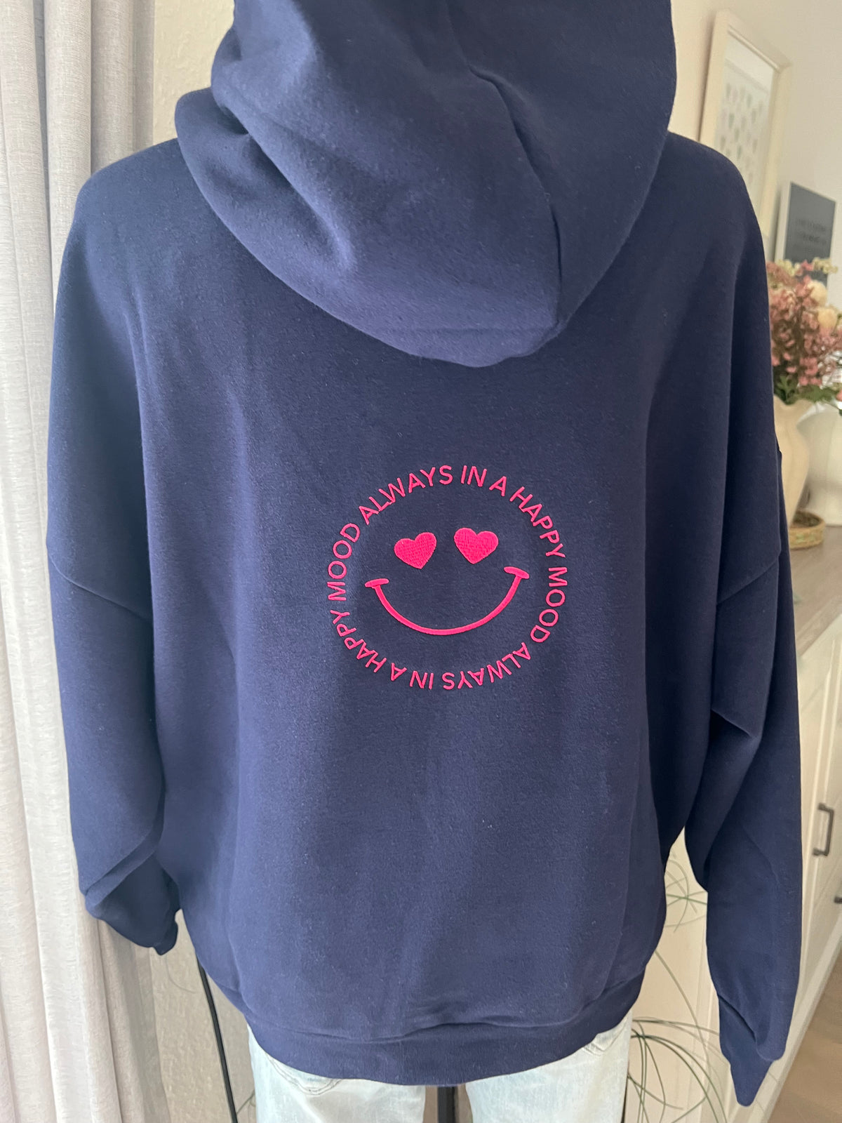 Hoody Happy Zwillingsherz Marine xl