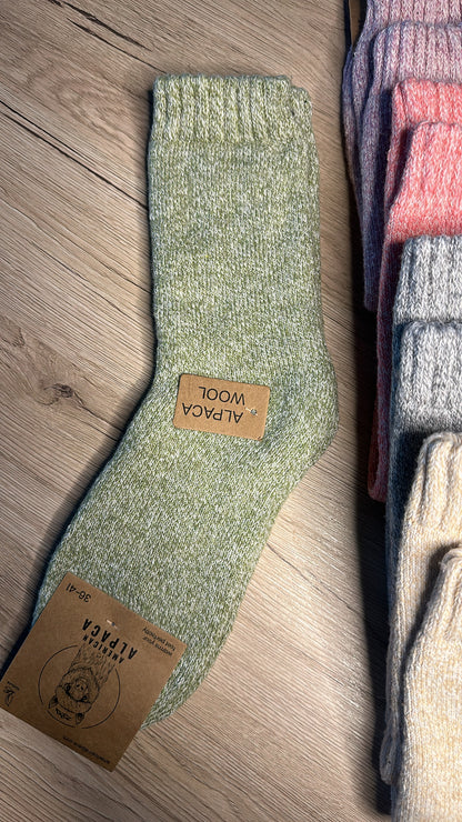 Alpaca Socken Gr. 36-41 "Pastell" ❌