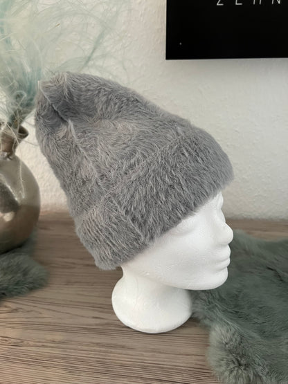 Flausch Mütze mit Angora
