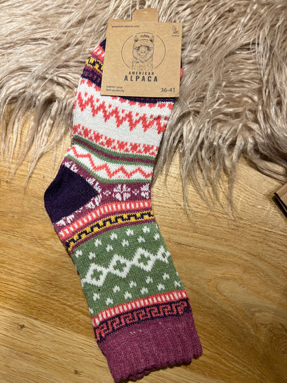 Alpaca Socken bunt Gr 36-41 — 8203