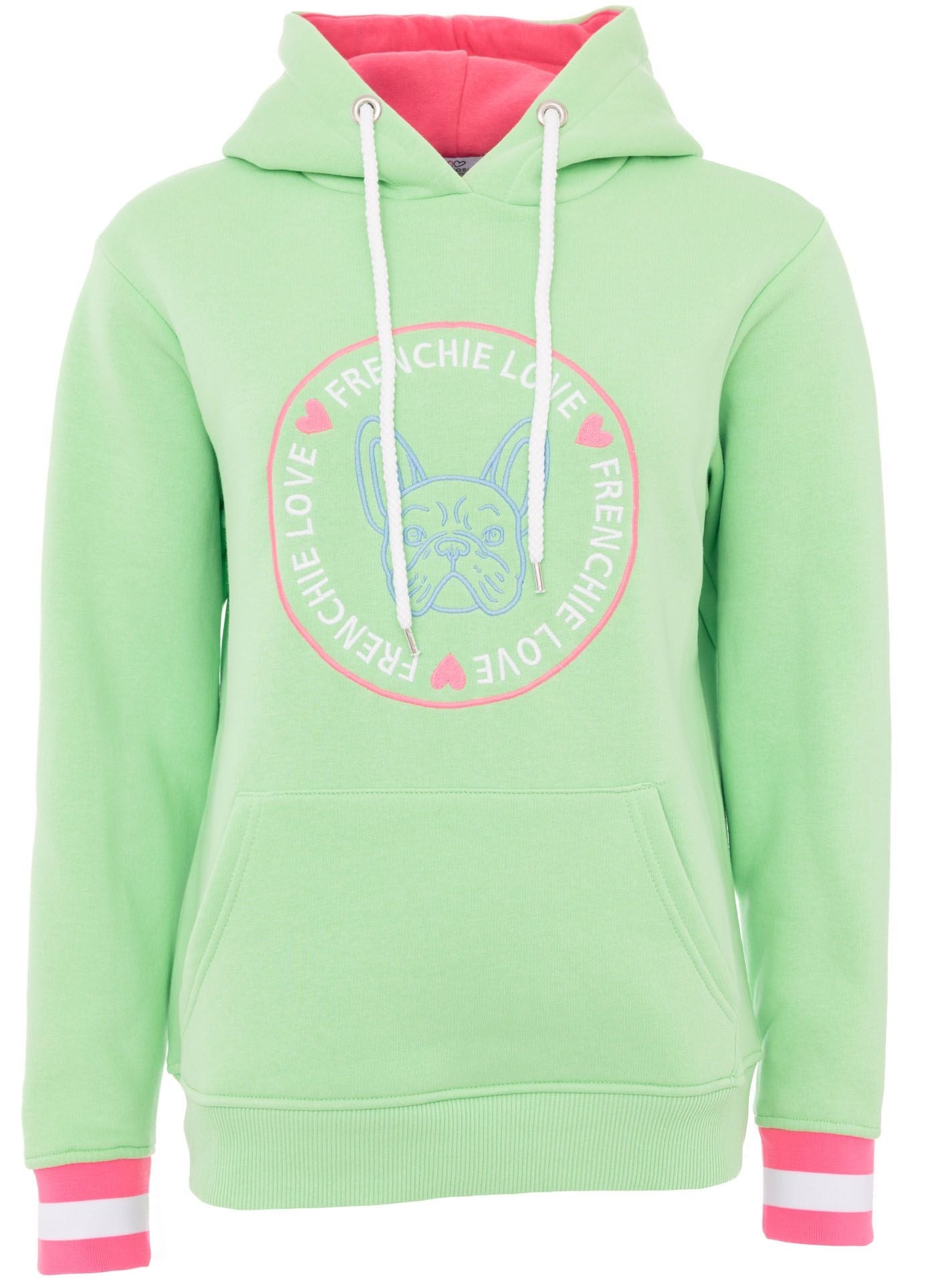 Mint Hoodie "Frenchie Lover"