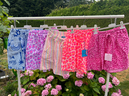 Musselin Sommer Shorts in verschiedenen Farben