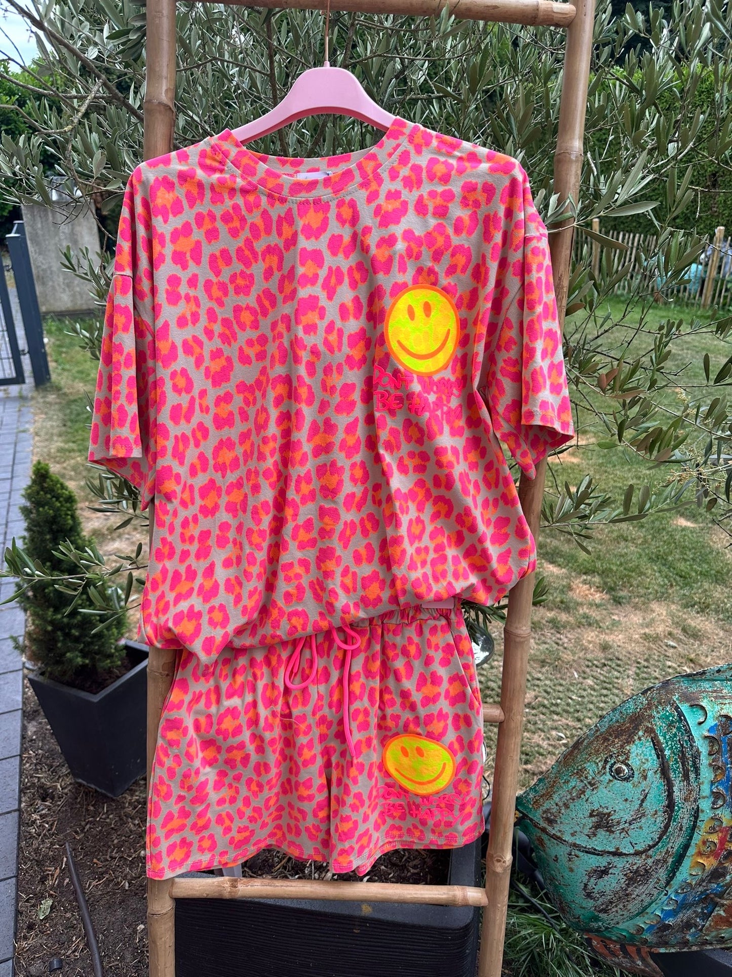 Leo Smiley 2 Teiler in verschiedenen Farben  don‘t worry be happy
