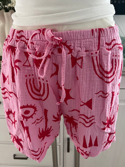Musselin Sommer Shorts in verschiedenen Farben