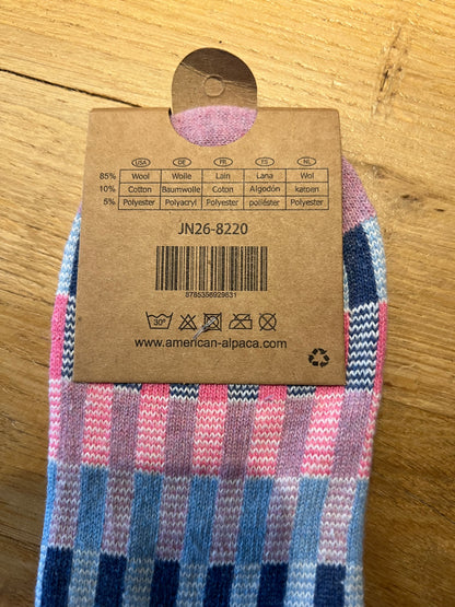 Alpaca Socken bunte Streifen Gr 36-41 JN26-8220 🦙