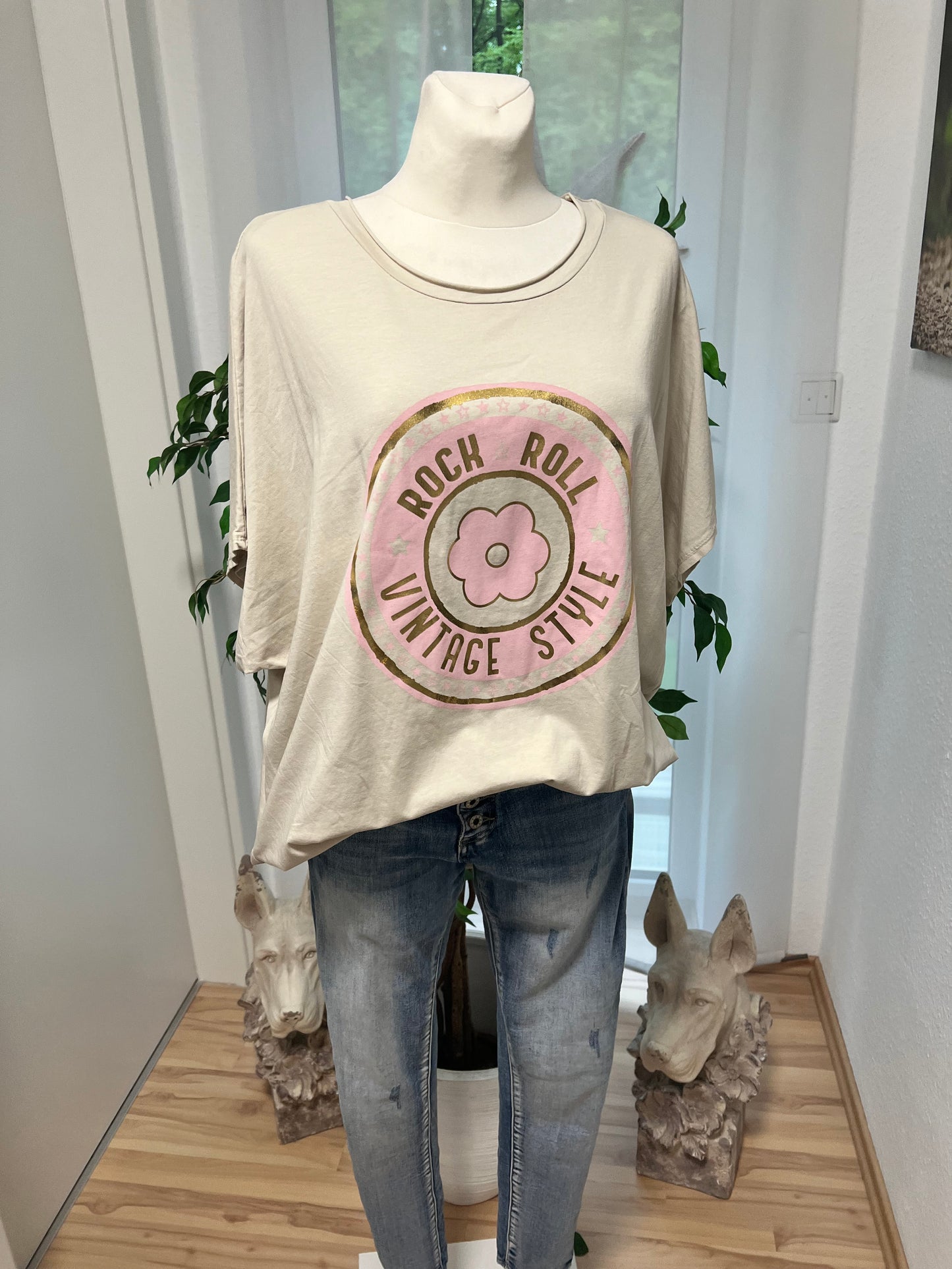 T Shirt mit Print verschiedene Farben