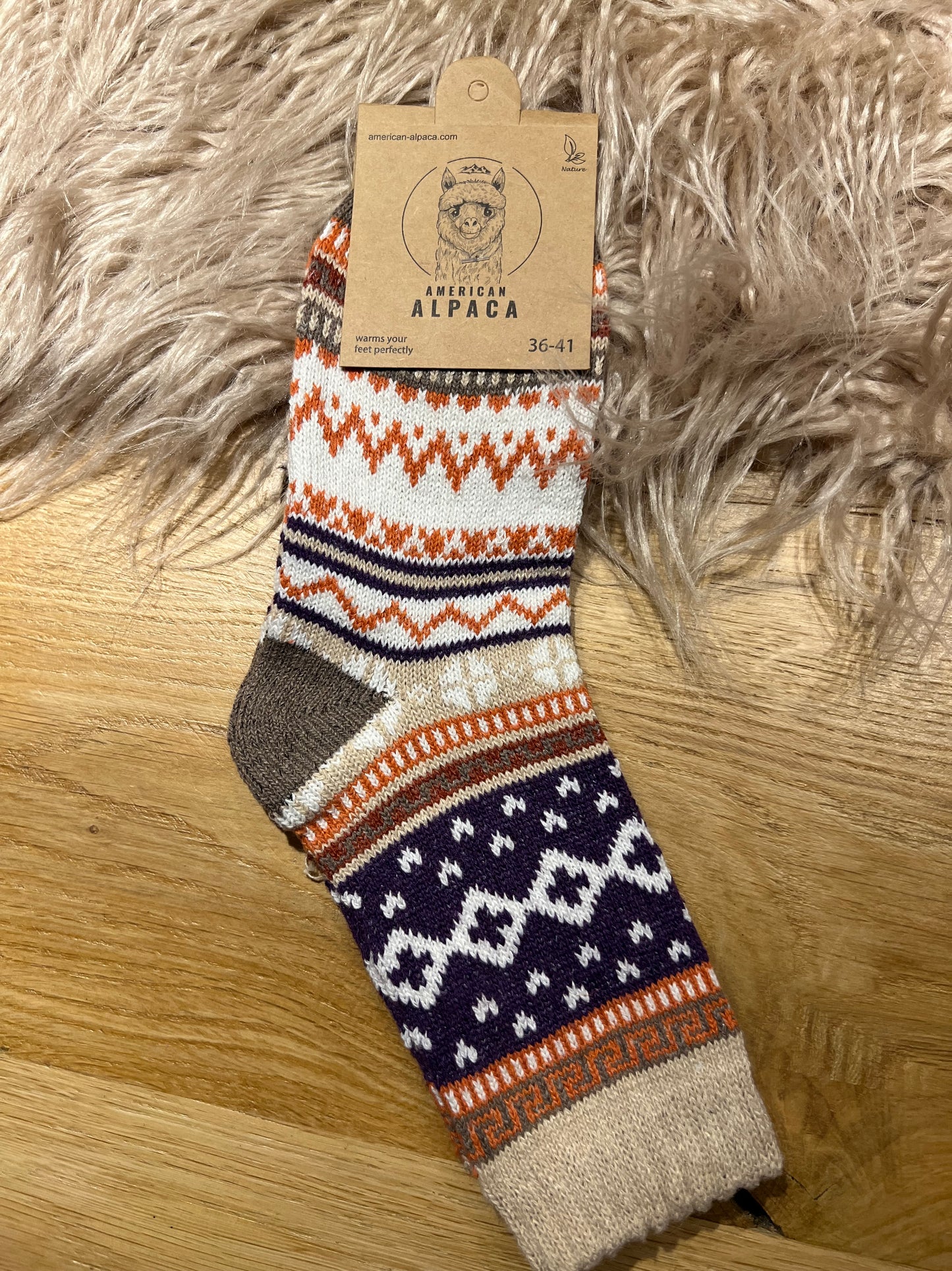 Alpaca Socken bunt Gr 36-41 — 8203