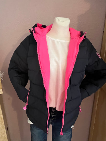 Zwillingsherz Steppjacke dunkelblau Moin Moin
