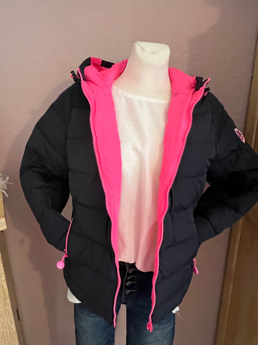 Zwillingsherz Steppjacke dunkelblau Moin Moin