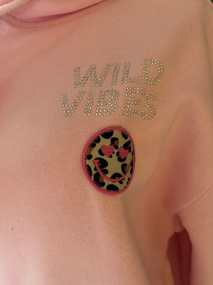 Sweatshirt Jacke von Zwillingsherz in rosa oder grau