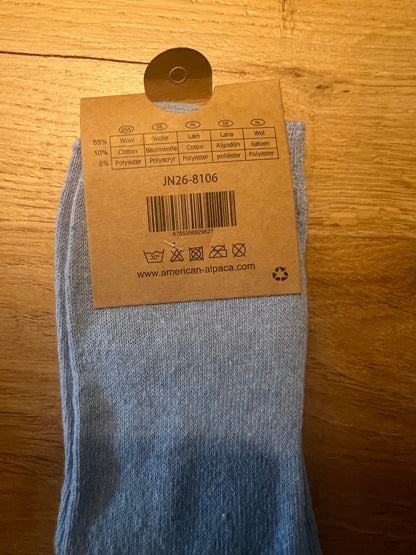 Alpaca Socken blau Gr 36-41 JN26-8106🦙