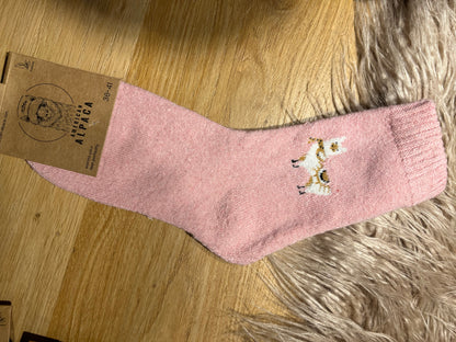 ✅ Alpaca Socken Gr. 36-41 "Mit Alpaca- Dick"