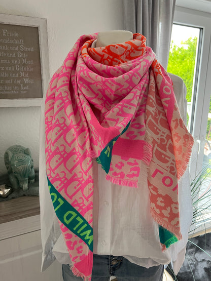 Wild Love Schal pink Di