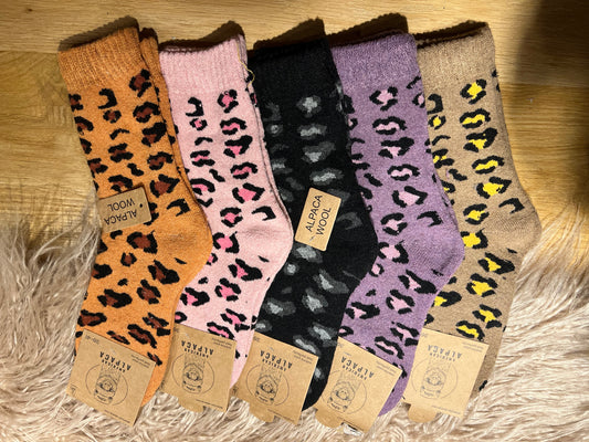 Alpaca Socken Gr. 36-41 "Leo" ❌