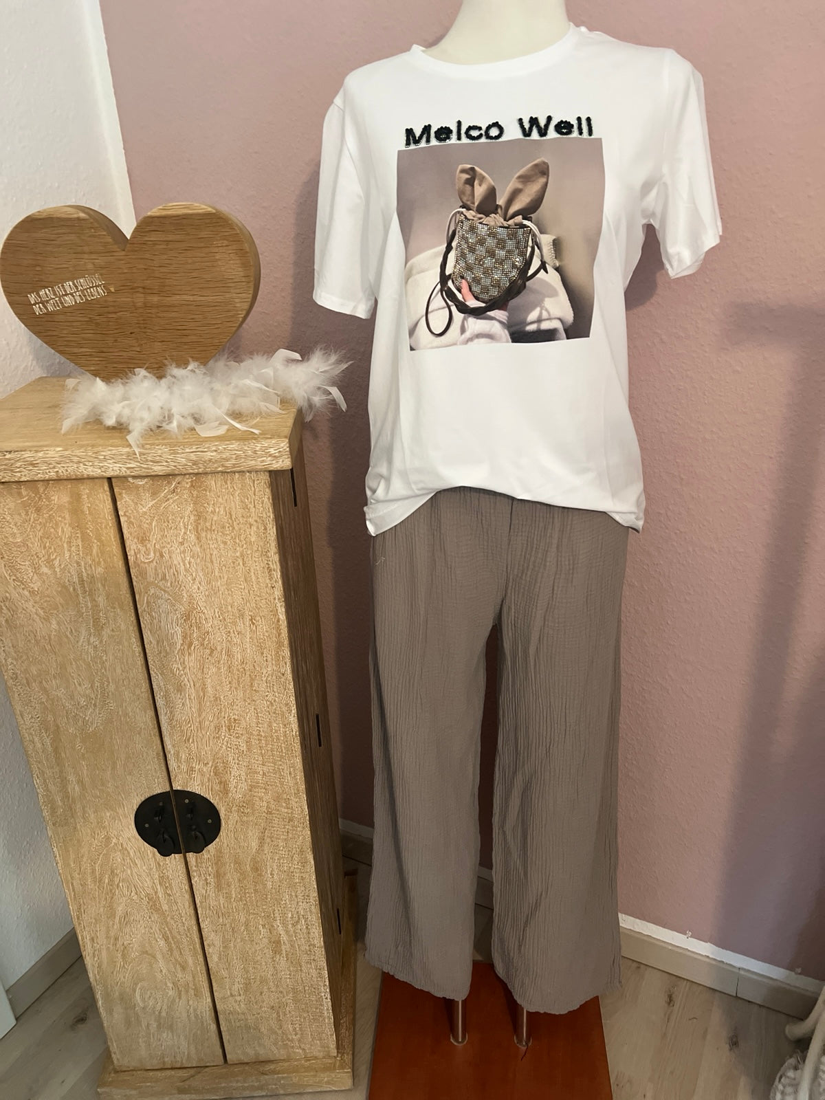 Musselin Hose ohne Tasche