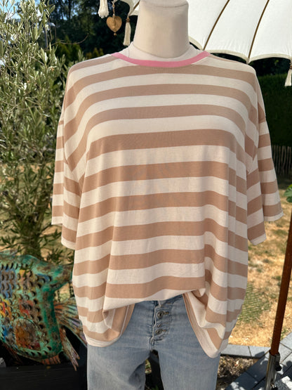 T Shirt gestreift in verschiedenen Farben