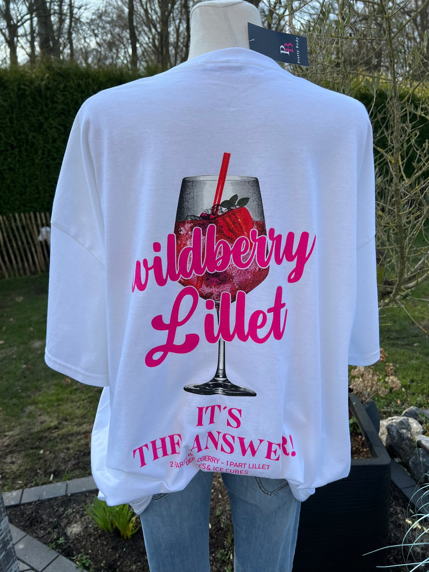 Oversized Shirt Wildberry Lillet