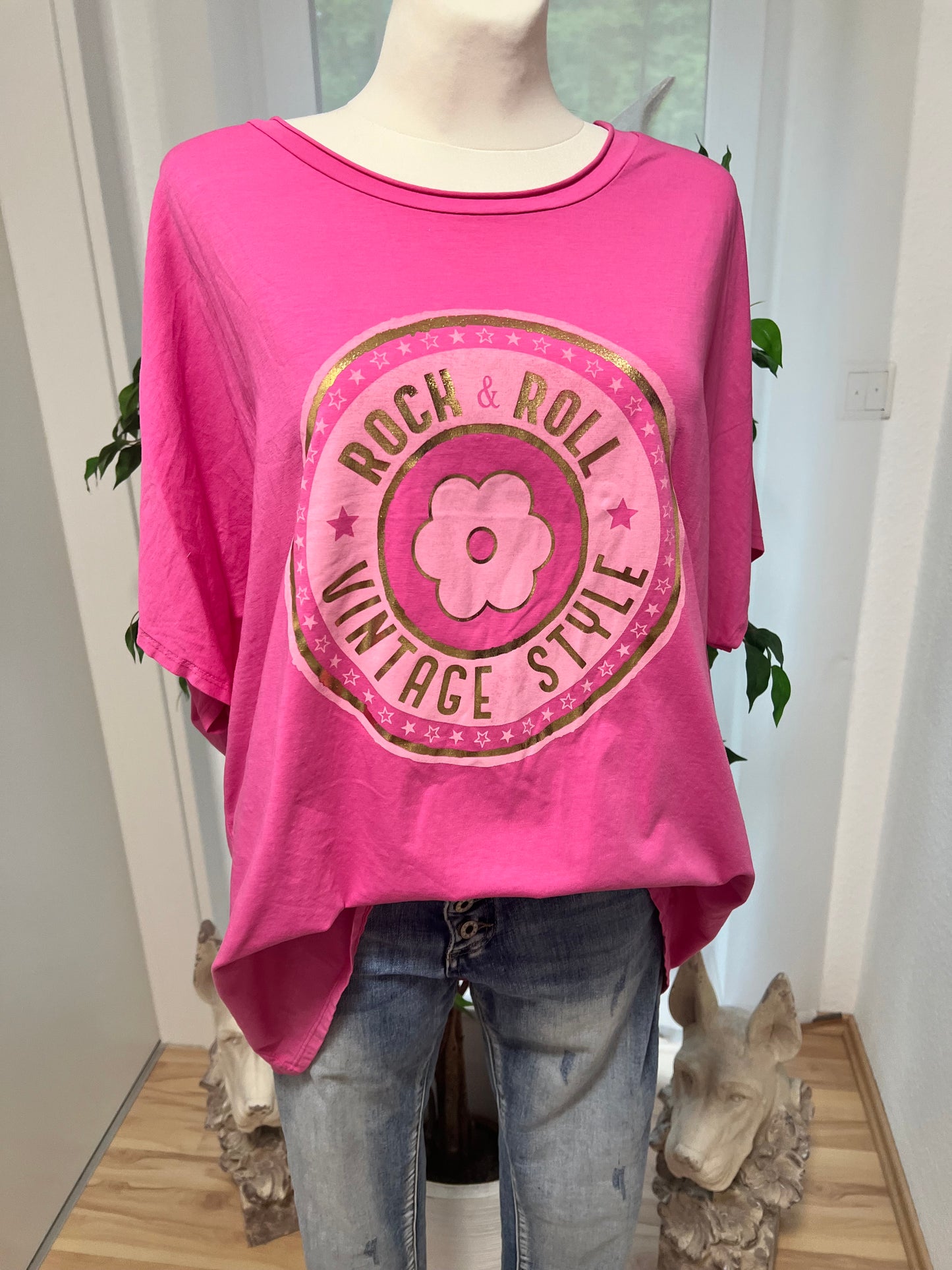 T Shirt mit Print verschiedene Farben