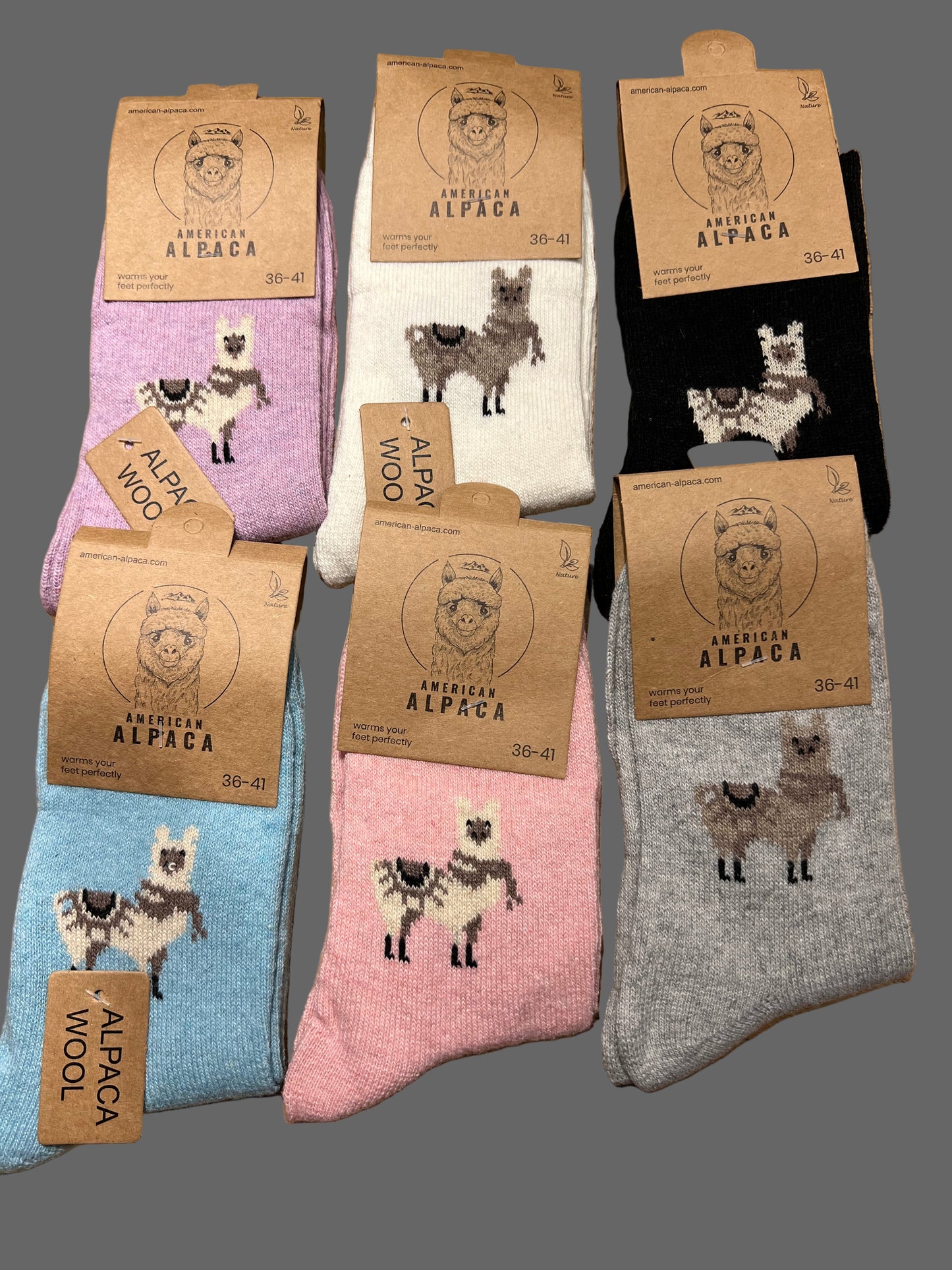 ✅ Alpaca Socken Gr. 36-41 "Mit Alpaca - Dünn"