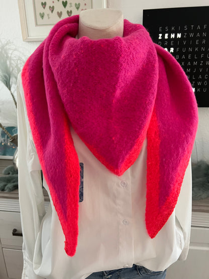 Flausch Schal 2 farbig