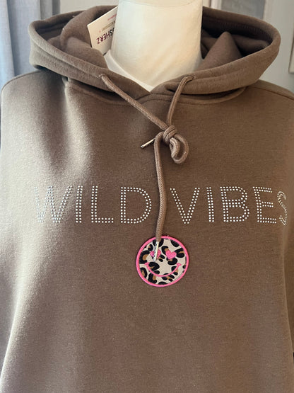 Hoodie von Zwillingsherz in verschiedenen Farben Good Vibes