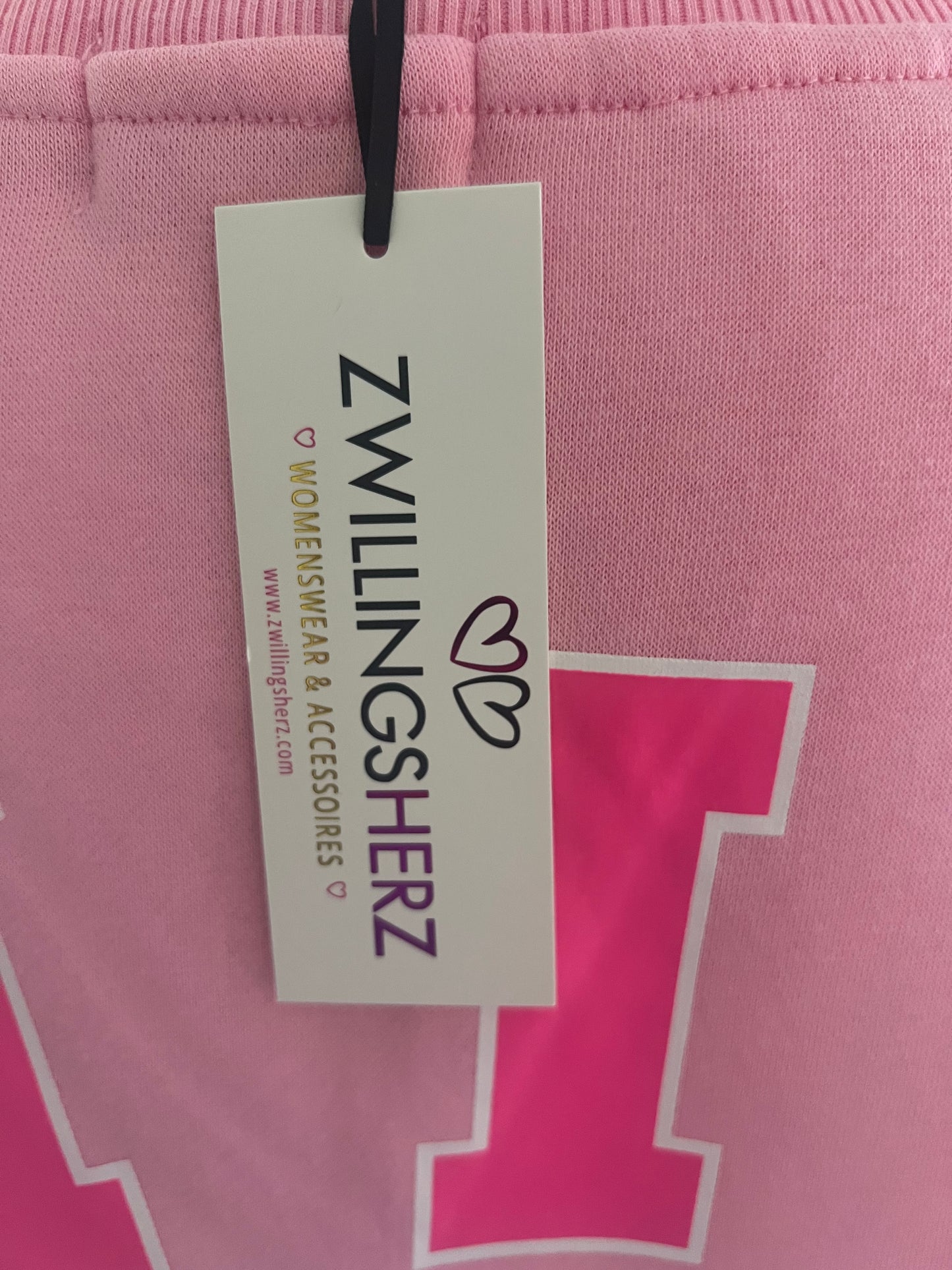 Sweatshirt Zwillingsherz Smile pink