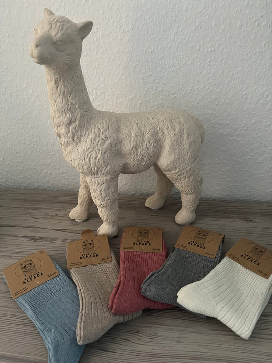 Alpaca Socken gerippt 36-41