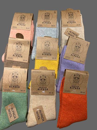 Alpaca Socken Gr. 36-41 "Dünn" ❌