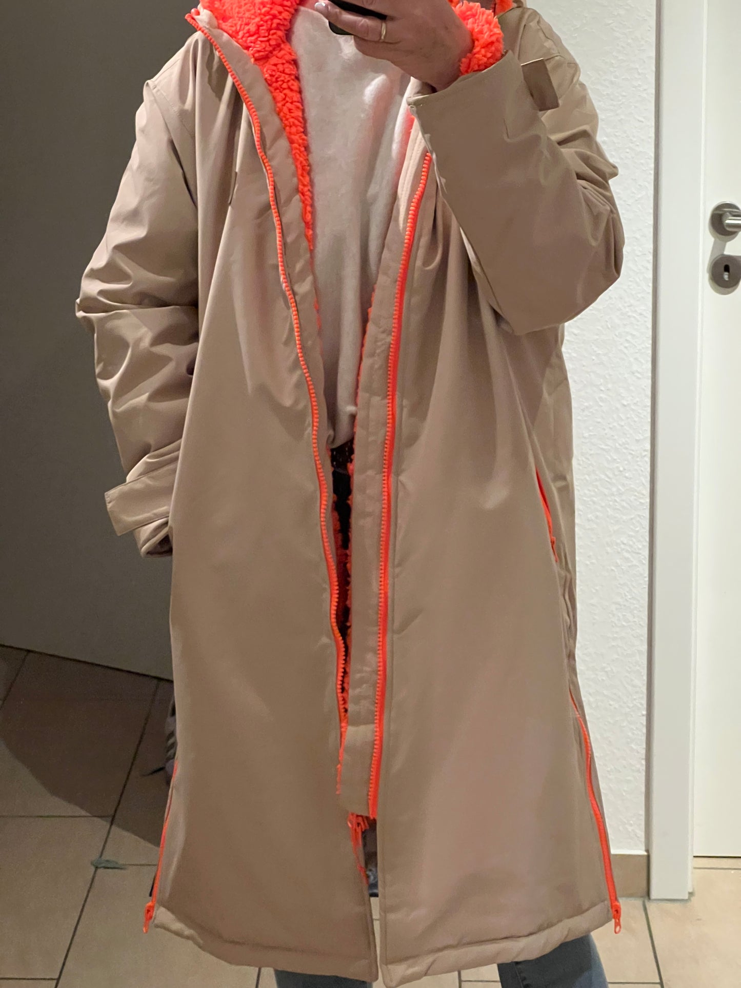 Zwillingsherz Windbreaker in verschiedenen Farben S/M Oversized geschnitten
