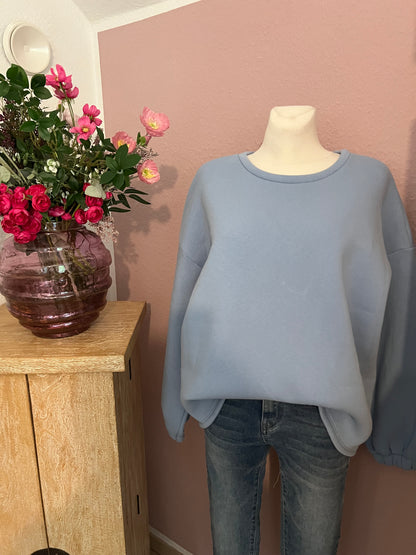 Sweatshirt Wifey in blau