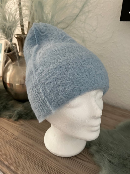 Flausch Mütze mit Angora