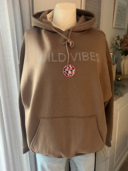 Hoodie von Zwillingsherz in verschiedenen Farben Good Vibes