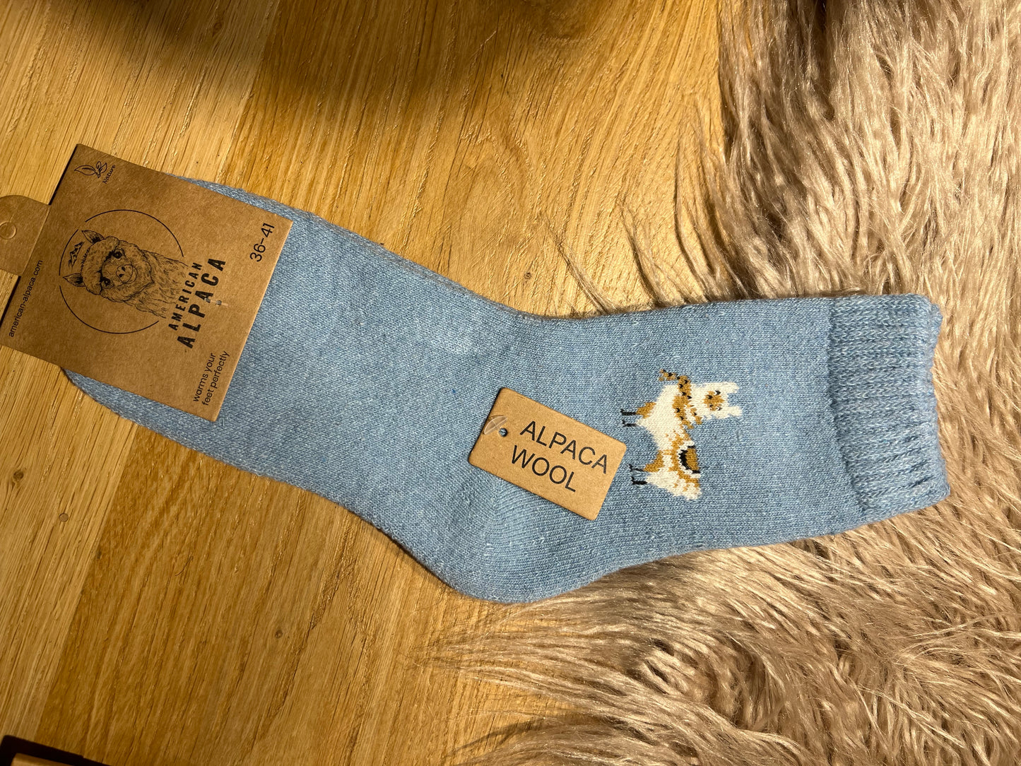 ✅ Alpaca Socken Gr. 36-41 "Mit Alpaca- Dick"