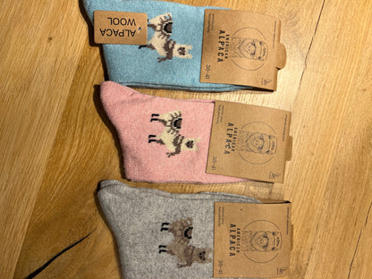 ✅ Alpaca Socken Gr. 36-41 "Mit Alpaca - Dünn"