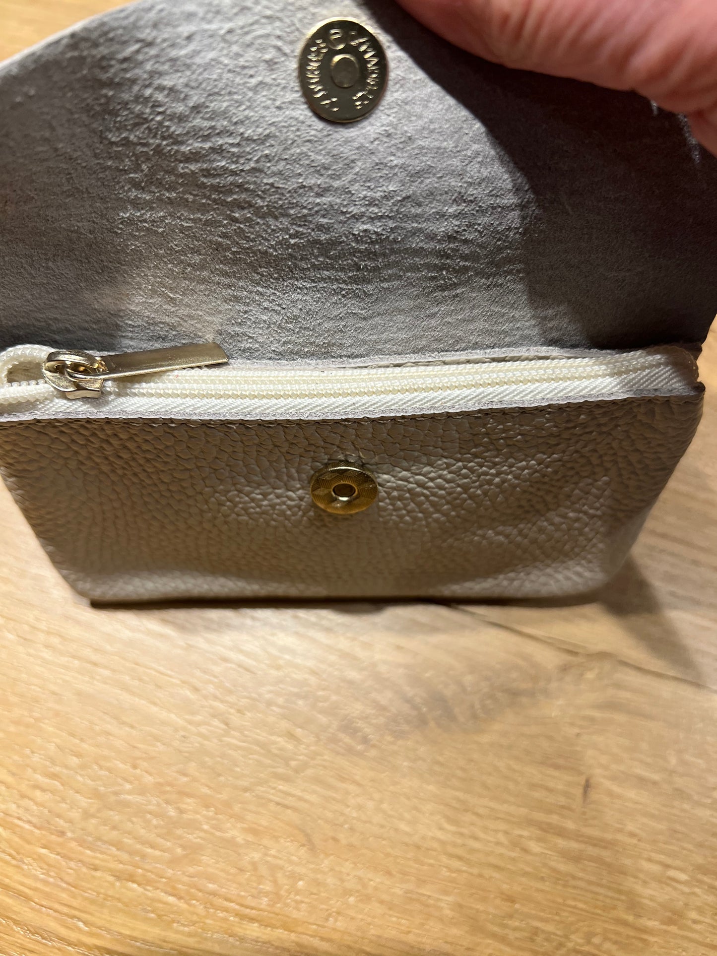 Leder Portmonee groß