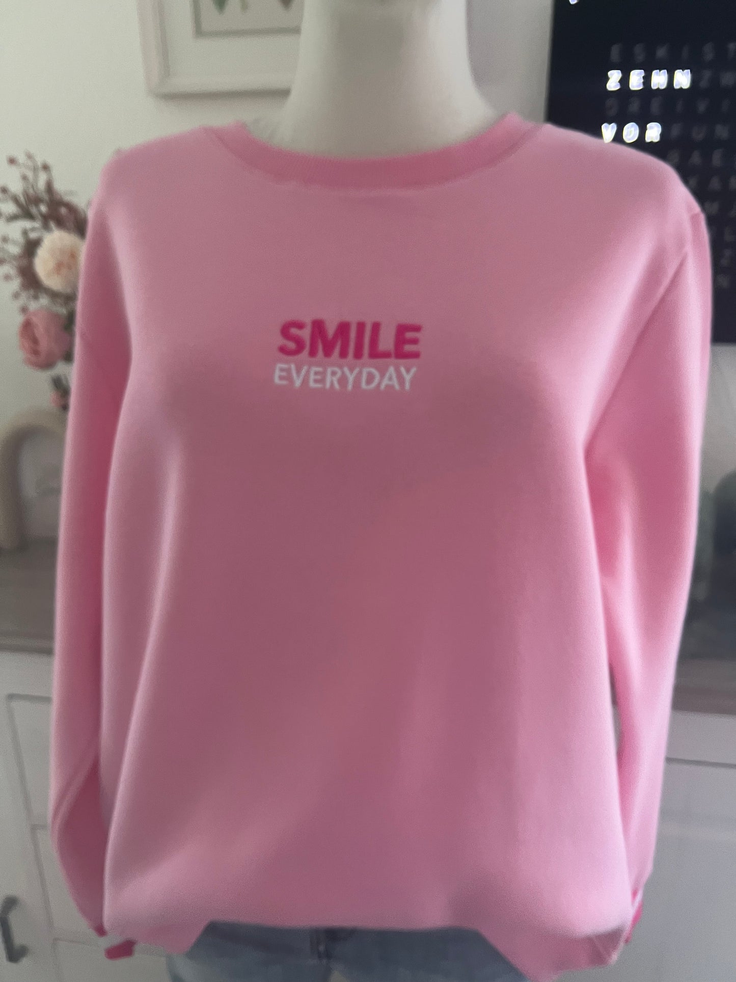 Sweatshirt Zwillingsherz Smile pink