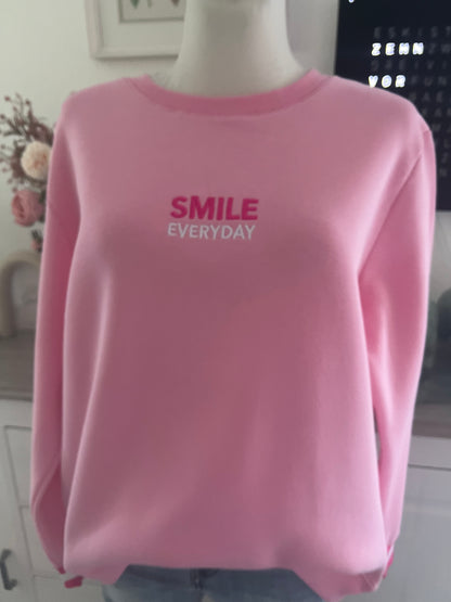Sweatshirt Zwillingsherz Smile pink