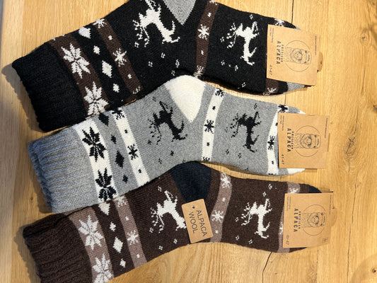 Herren Alpaca Socken Gr 41-47 ….9207