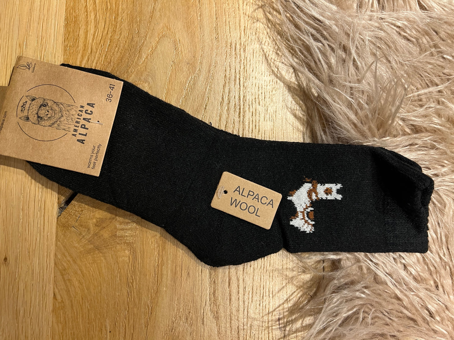 ✅ Alpaca Socken Gr. 36-41 "Mit Alpaca- Dick"