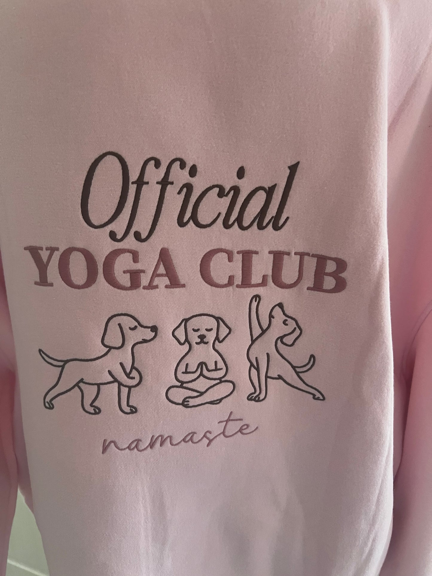 Hoodie  Yoga Zwillingsherz rosa