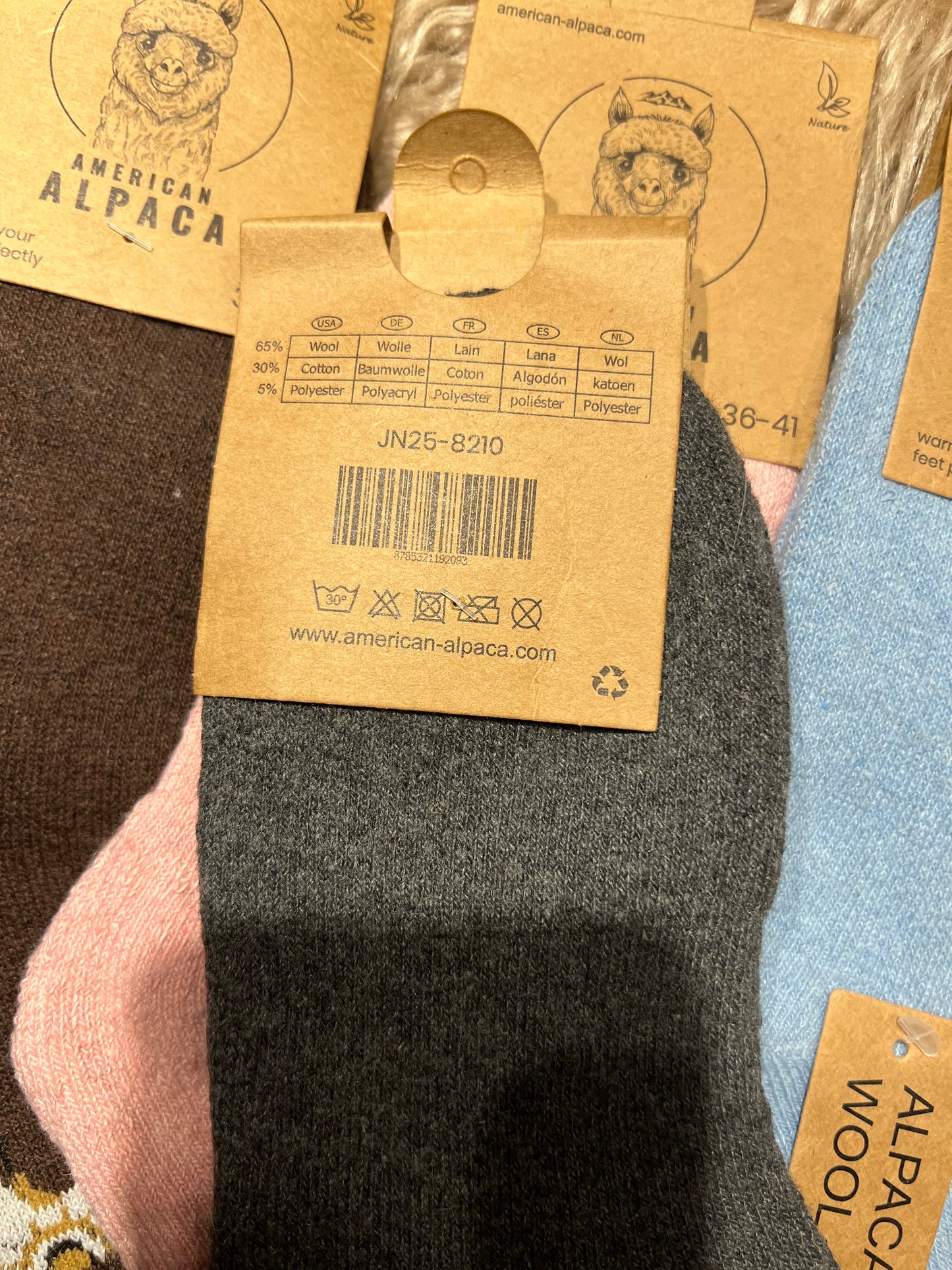 ✅ Alpaca Socken Gr. 36-41 "Mit Alpaca- Dick"