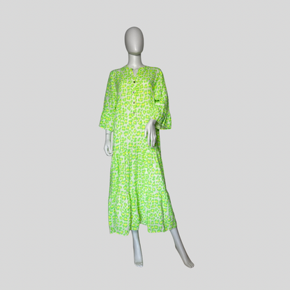 Musselin Kleid "Lang - Leo"