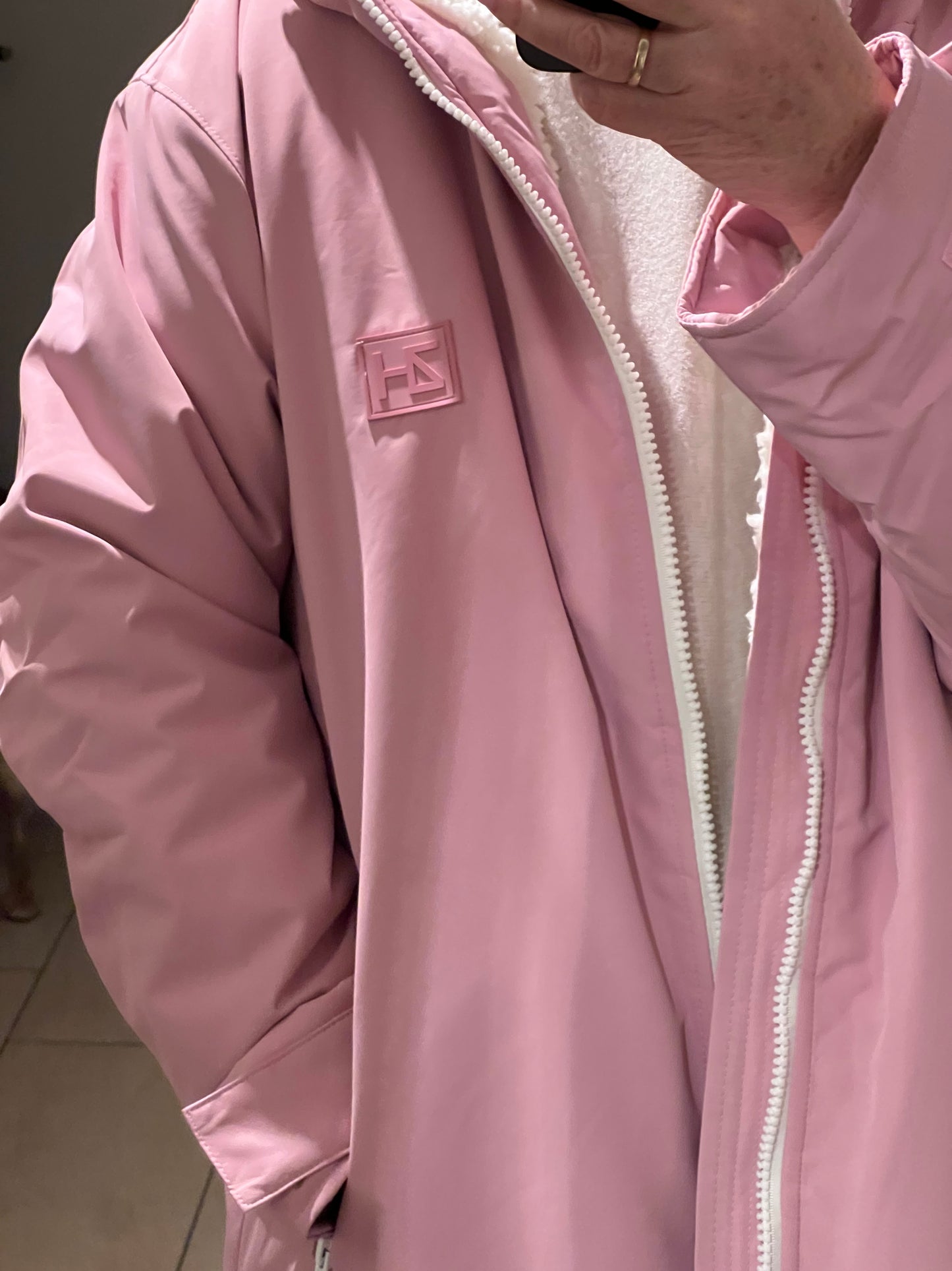 Zwillingsherz Windbreaker in verschiedenen Farben S/M Oversized geschnitten