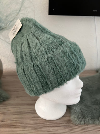 Flausch Mützen Uni