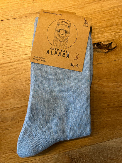 Alpaca Socken blau Gr 36-41 JN26-8106🦙