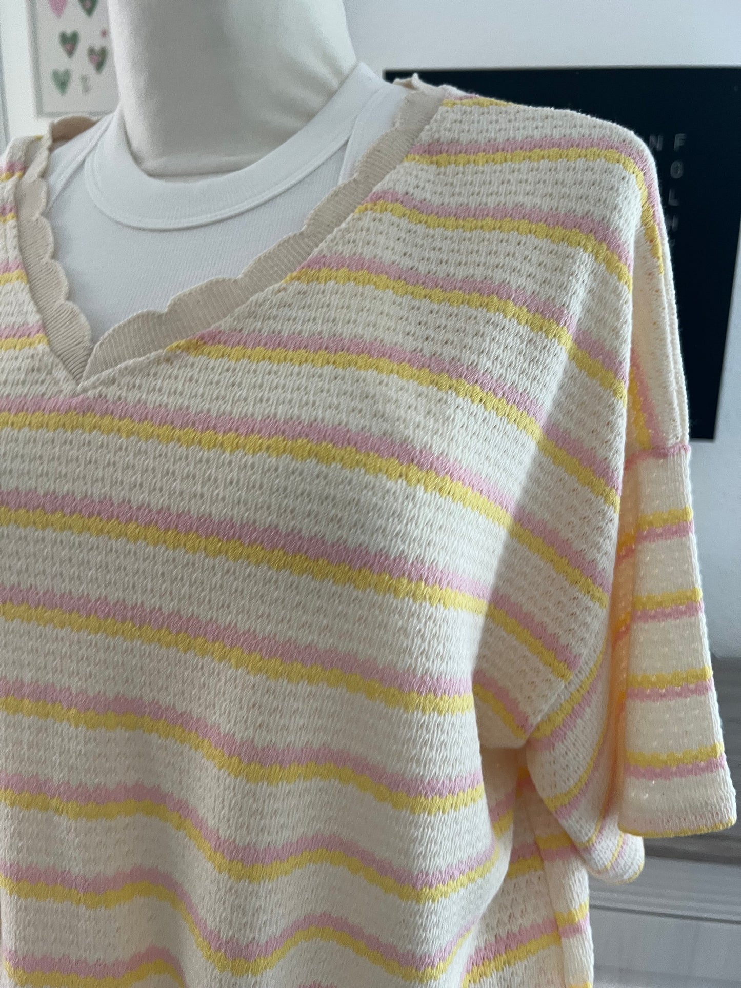 Strick Loungewear Set in pastellfarben