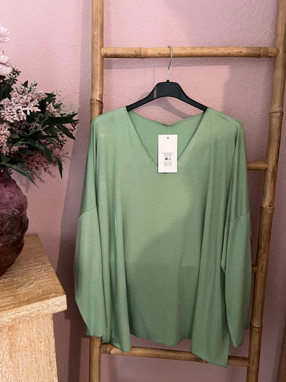 Basic Langarm Shirt