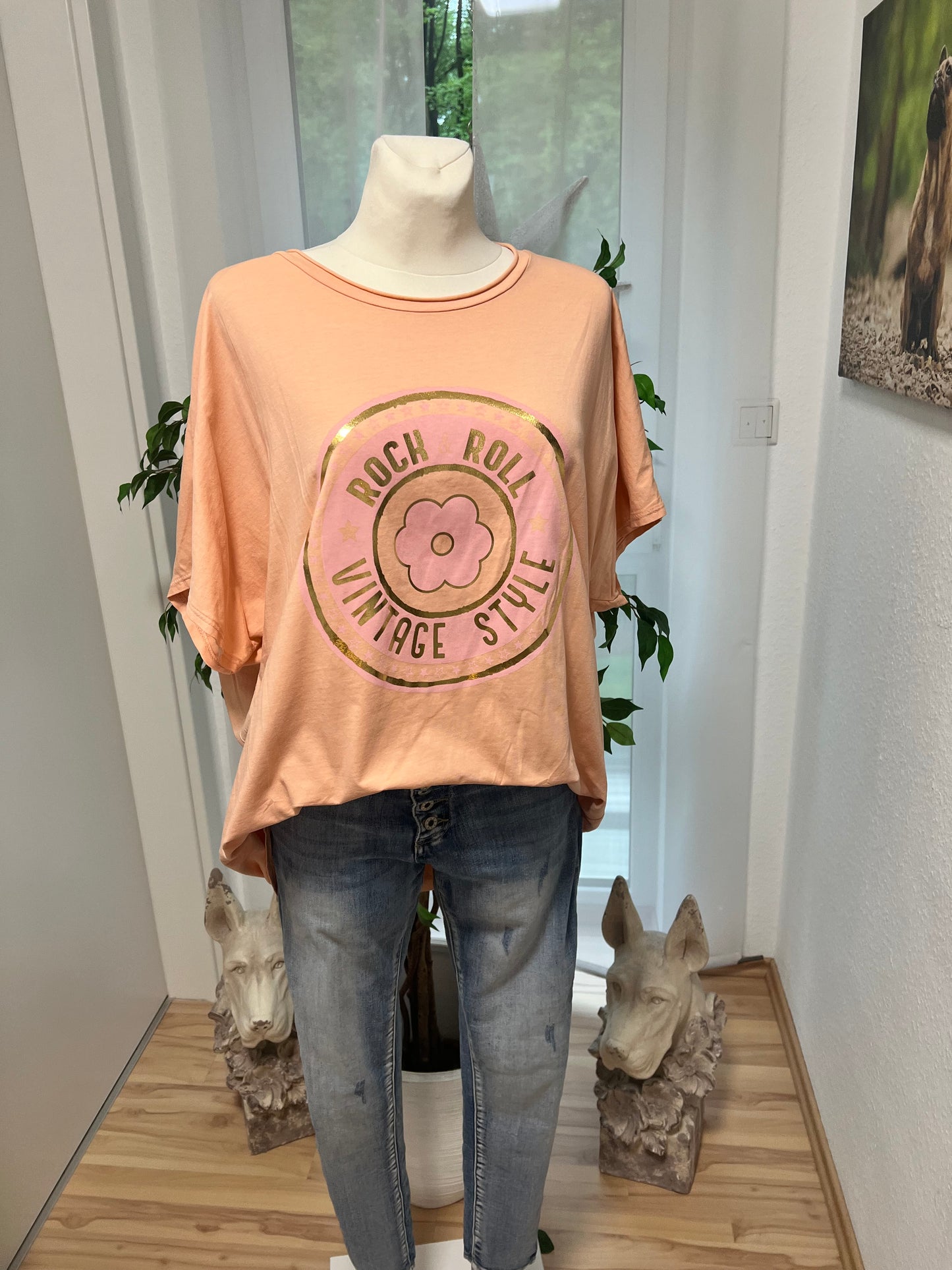 T Shirt mit Print verschiedene Farben