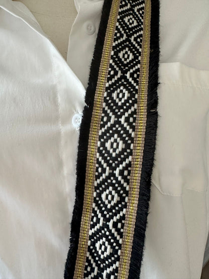 Crossbody schwarz mit 2 Gurten